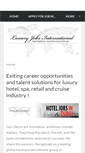 Mobile Screenshot of luxuryjobsinternational.com